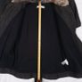 Kaliko Dark Charcoal Grey Zip-Up Jacket Faux Fur Trim Collar 10UK/38EU Image 10
