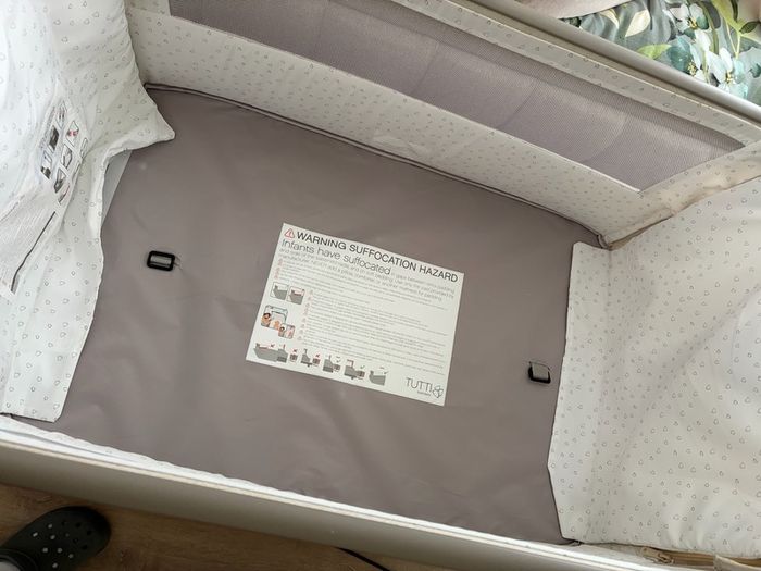 Tutti Bambini CoZee Lite Bedside Crib Latte