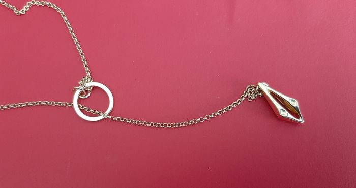 New 10kt gold pendant and chain