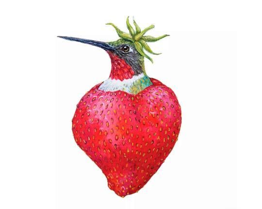 3 for 20e !!! Decorative brand new summer candle gift set artichoke strawberry peach birds