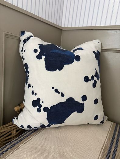 New Raine and Humble washed cotton and linen cushion COVER