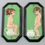 Cast Iron Boy / Girl Toilet Sign Nationwide Delivery Included Image 2