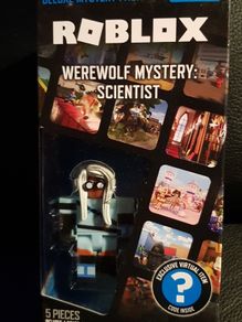 Roblox Figure Deluxe Mystery Pack Werewolf Mystery Scientist Series 2 Game Code