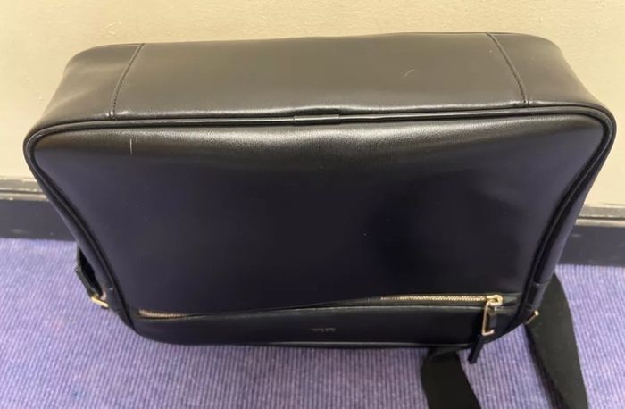Paul Smith Accessories Men's City Embossed Cross Body Bag - Black Leather