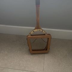 Vintage Dunlop Maxply Tennis Racket & Wooden Press