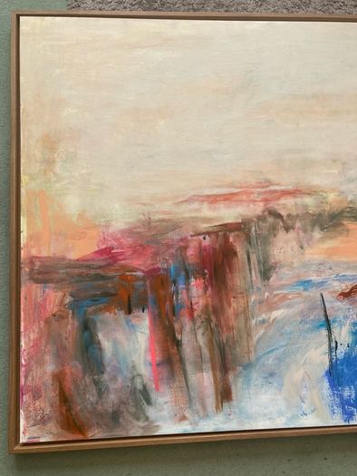 XL Framed Original Art Original Abstract Painting