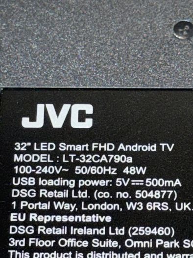 JVC 32-inch Full HD Smart TV