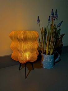 Wave 3D Printed Mood Lamp