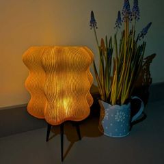 Wave 3D Printed Mood Lamp