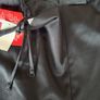 Black Satin + Diamante Top. Size 18. New Image 4