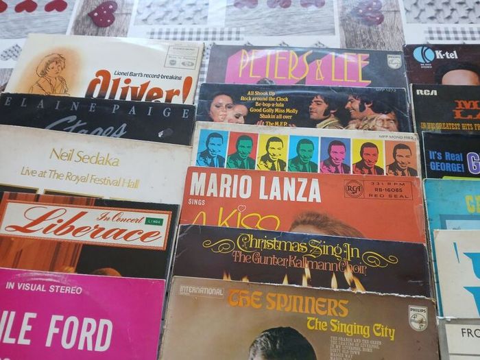 Vinyl Large Record Bundle For Crafting Upcycling DIY Joblot