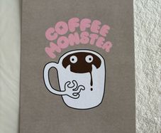Coffee Monster Postcard
