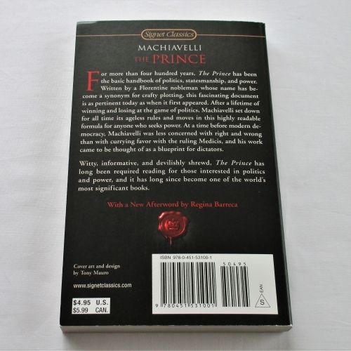 The Prince by Niccolo Machiavelli