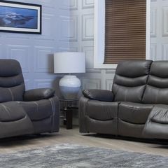 Grey + taupe recliner Sofa sets BACK IN STOCK!