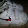 Nike girls' leather first walking runners size UK4 EU20 Perfect condition Postage included Image 2