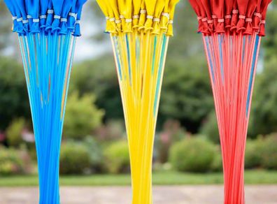 Zuru Bunch O Balloons 3 Bunches 100 Self-tying, Rapid-Fill Water Balloons 1 Pack Red Yellow Blue