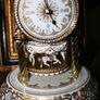 Vintage Germany Dome Clock Merry Go Round Image 10
