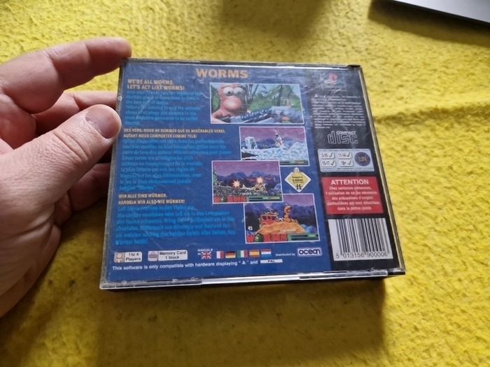 Worms  PlayStation1 Ps1 PlayStation2 Ps2 Games Original