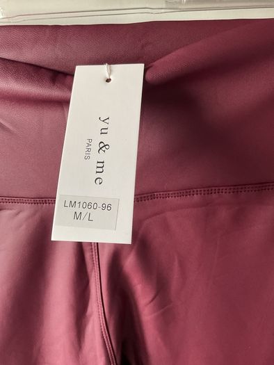leggings Bnwt burgundy fake leather biker style leggings m/l