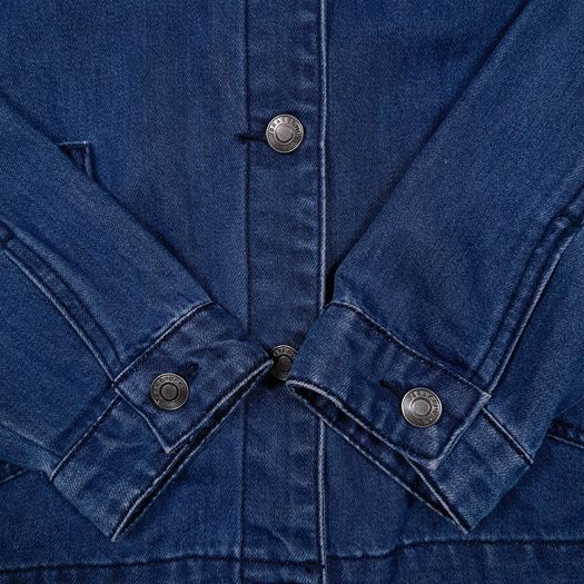 Brakeburn Dark Wash Blue Denim Chore Utility Jacket 10UK/38EU