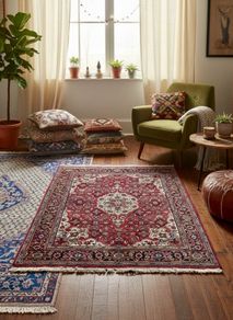 Warm Wool Stunning Persian Bidjar Hand Knotted Rug Carpet