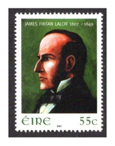 2007 Ireland Birth Centenary of James Fintan Lalor Commemorative Stamp Mint Never Hinged (MNH)