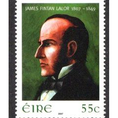 2007 Ireland Birth Centenary of James Fintan Lalor Commemorative Stamp Mint Never Hinged (MNH)