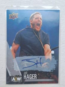 AEW 2021 Jake Hager Autograph Upper Deck First Edition Auto