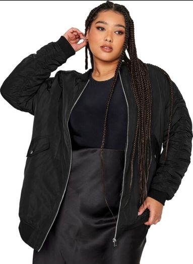 Longline Bomber Jacket