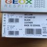 Brand new GEOX black leather Back to school boys shoes size 27 Image 2