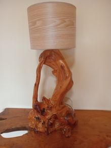 Vintage Burrell Root Table Lamp
