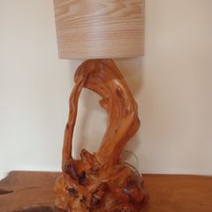 Vintage Burrell Root Table Lamp