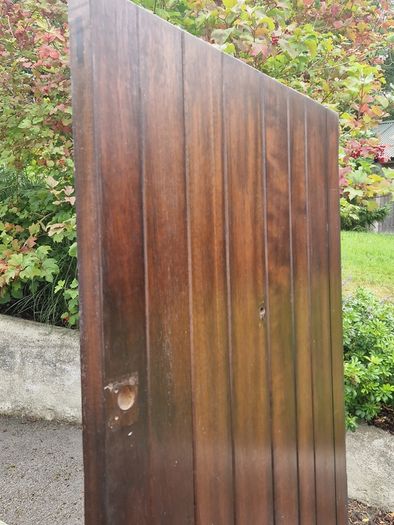 Teak Front Door