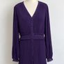 Phase Eight Pleated Dress in Aubergine Size UK12 Image 8