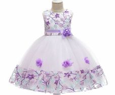 New Girls Elegant Flower Dress size 6-7yrs