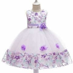 New Girls Elegant Flower Dress size 6-7yrs