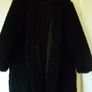Zara Faux Fur Jet Black Jacket Coat. Immaculate. Size 14 Medium to a Large. Image 7