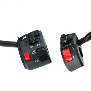 7/8" 22mm Motorcycle Switches Motorbike Horn Button Turn Signal Electric Fog Lamp Light Start Handlebar Controller Switch