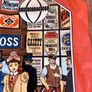 1970s 80s Quality St Bernard Dunnes PVC Apron with Cotton Ties Charing Cross Station Image 4