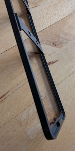 Car registration plate holder