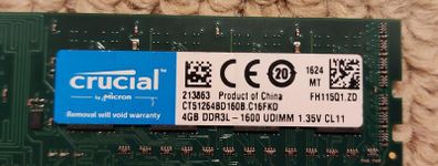 5 slots DDR3L