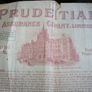 Antique Prudential Assurance Co Ltd Industrial Branch Life Insurance Policy Image 2