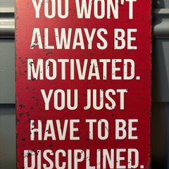 Gym Tin Metal Sign