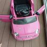 Toddlers pink beetle car Image 4