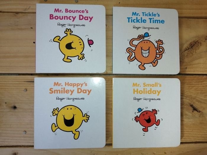 Mr. Men 4 chunky books Roger Hargreaves