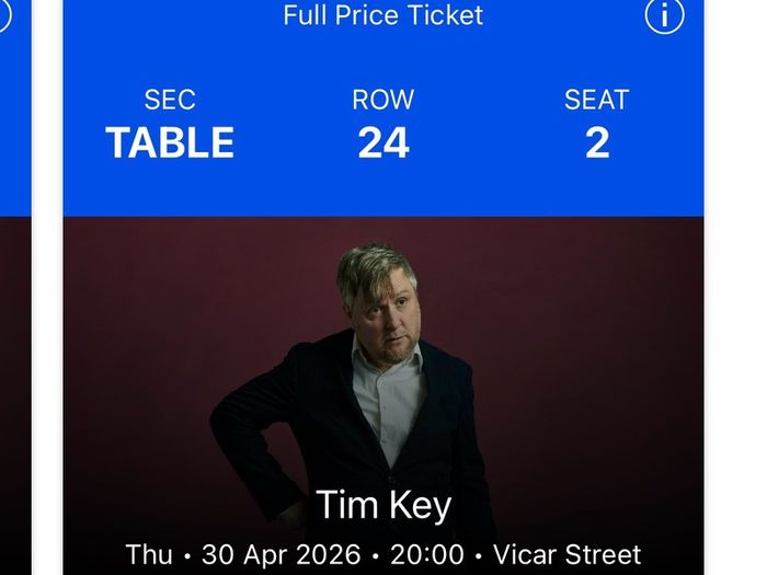Tim Key Tickets (2)