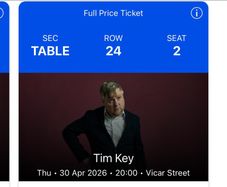 Tim Key Tickets (2)