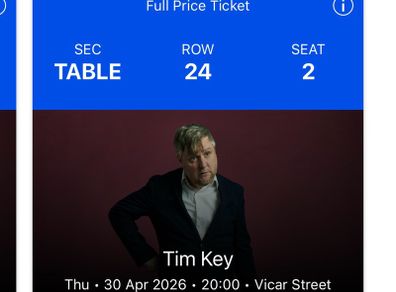 Tim Key Tickets (2)