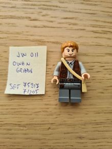 lego jw011 owen grady, set 75917, 71205 jurassic world