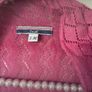 Cardigan twist brand waterfall front lace knit Image 6